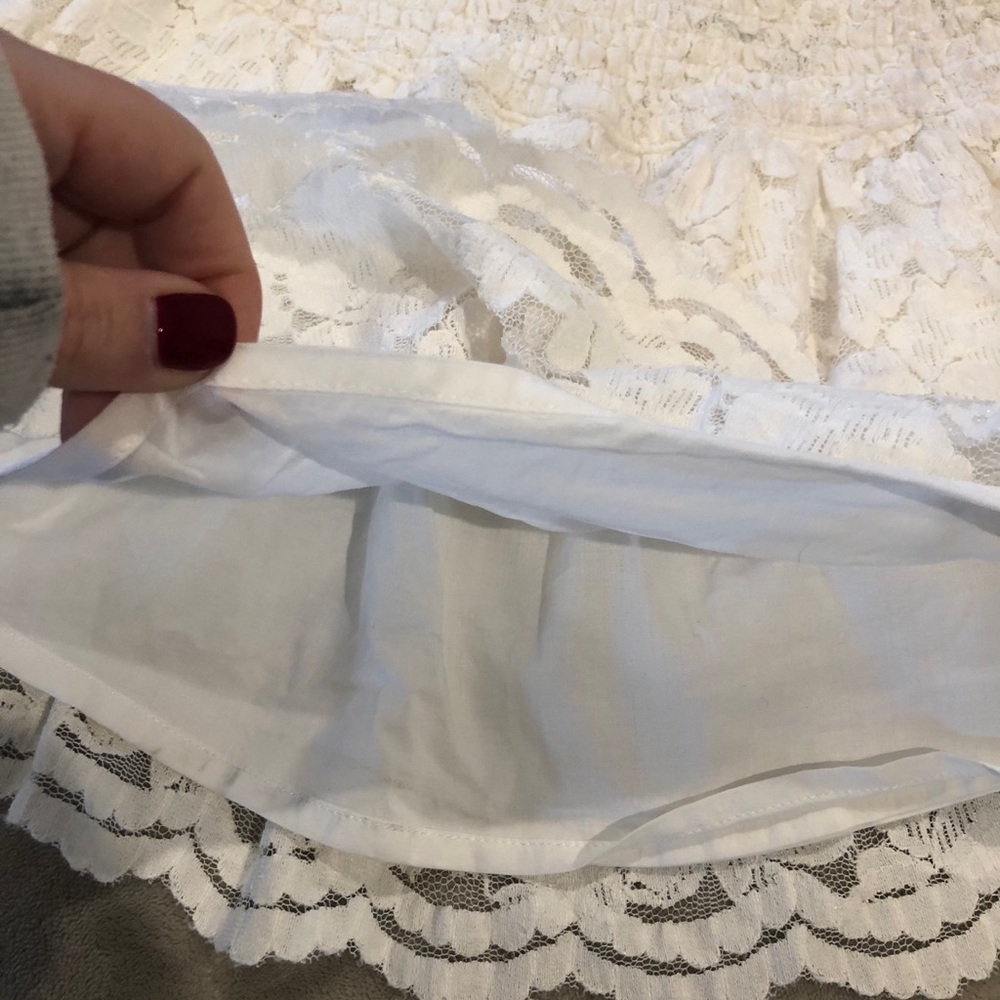 White Lace Skirt - image 4
